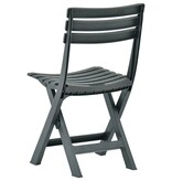 VidaXL Tuinstoelen inklapbaar 2 st kunststof groen