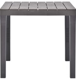 vidaXL Tuintafel 78x78x72 cm kunststof mokka