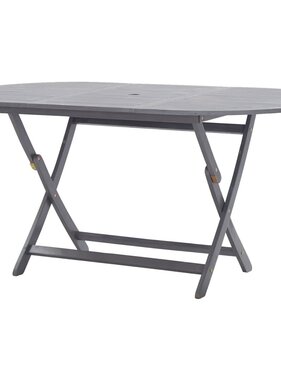 vidaXL Tuintafel inklapbaar 160x85x75 cm massief acaciahout