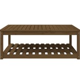 vidaXL Tuintafel 121x82,5x45 cm massief grenenhout honingbruin