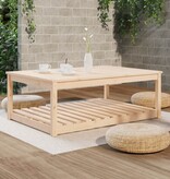 vidaXL Tuintafel 121x82,5x45 cm massief grenenhout