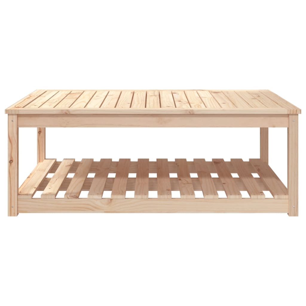 vidaXL Tuintafel 121x82,5x45 cm massief grenenhout