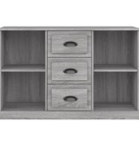 VidaXL Dressoir 104,5x35,5x67,5 cm bewerkt hout sonoma grijs