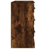 VidaXL Dressoir 104,5x35,5x67,5 cm bewerkt hout gerookt eikenkleurig