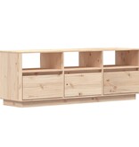 vidaXL Tv-meubel 140x37x50 cm massief grenenhout