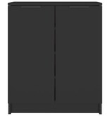 VidaXL Schoenenkast 59x35x70 cm bewerkt hout zwart