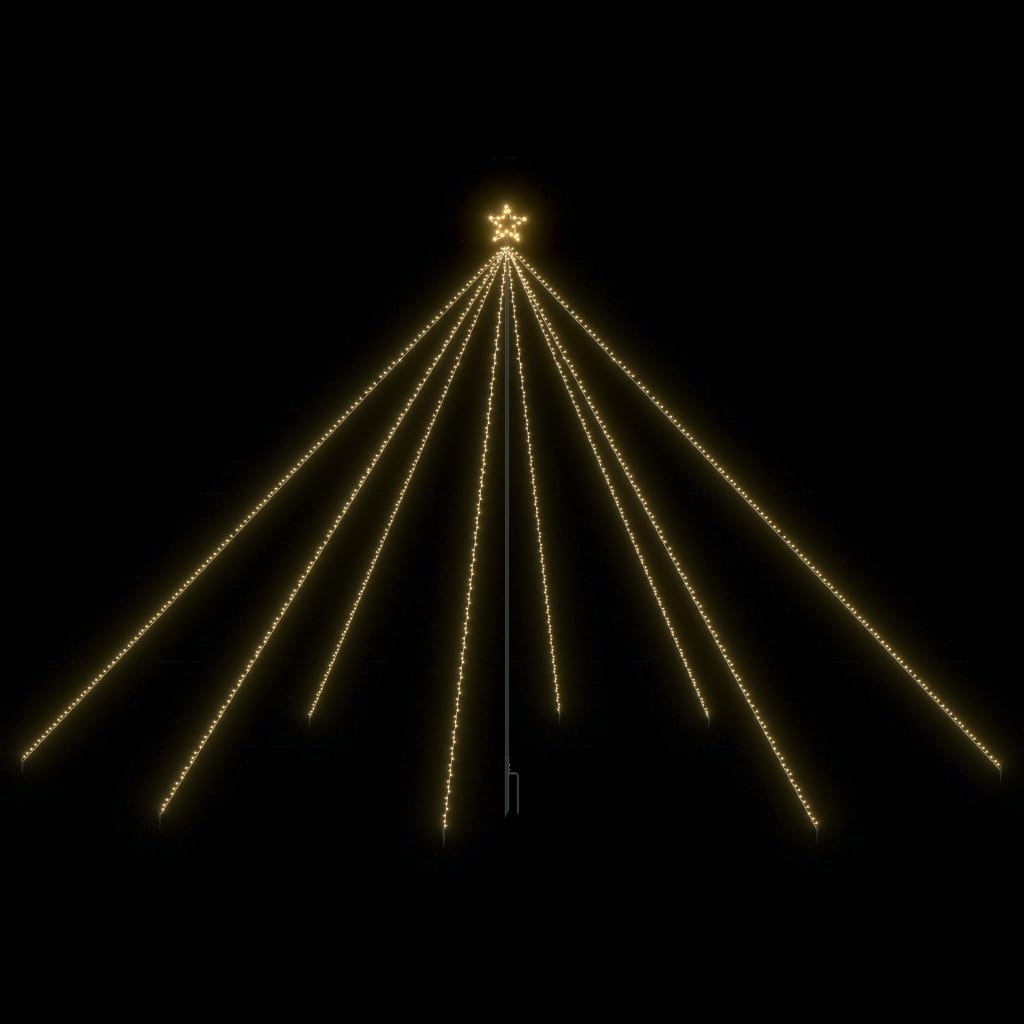 VidaXL Kerstboomverlichting waterval binnen buiten 800 LED's 5 m