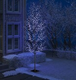 VidaXL Kerstboom 1200 LED's blauw licht kersenbloesem 400 cm