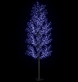 VidaXL Kerstboom 1200 LED's blauw licht kersenbloesem 400 cm