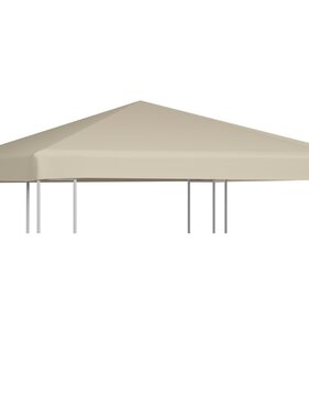 vidaXL Prieeldak 310 g/m² 3x3 m beige