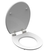 vidaXL Toiletbril met soft-close POOLSIDE MDF hoogglans