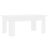 VidaXL Salontafel 100x60x42 cm bewerkt hout wit