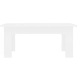 VidaXL Salontafel 100x60x42 cm bewerkt hout wit