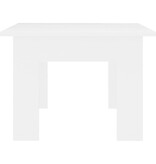 VidaXL Salontafel 100x60x42 cm bewerkt hout wit