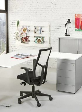 Hoekbureau T-poot Design Rechts
