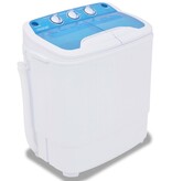 vidaXL Mini wasmachine met dubbele trommel 5,6 kg