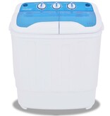 vidaXL Mini wasmachine met dubbele trommel 5,6 kg