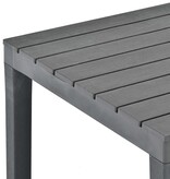 vidaXL Tuintafel 78x78x72 cm kunststof antraciet