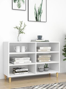 VidaXL Dressoir 103,5x35x70 cm bewerkt hout wit