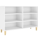 VidaXL Dressoir 103,5x35x70 cm bewerkt hout wit
