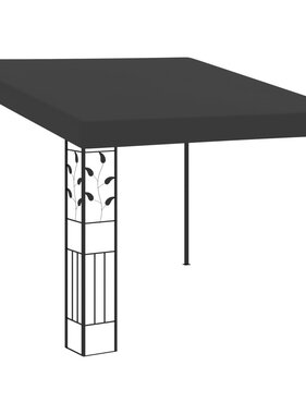 vidaXL Wandprieel 3x3x2,5 m antraciet