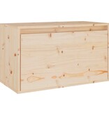 vidaXL Wandkast 60x30x35 cm massief grenenhout