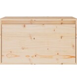 vidaXL Wandkast 60x30x35 cm massief grenenhout