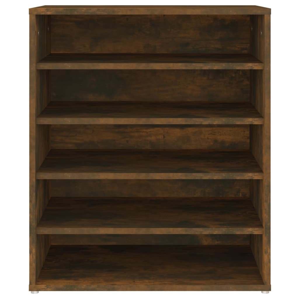 VidaXL Schoenenkast 60x35x70 cm bewerkt hout gerookt eikenkleurig