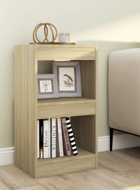 VidaXL Boekenkast/kamerscherm 40x30x72 cm sonoma eikenkleurig