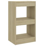 VidaXL Boekenkast/kamerscherm 40x30x72 cm sonoma eikenkleurig