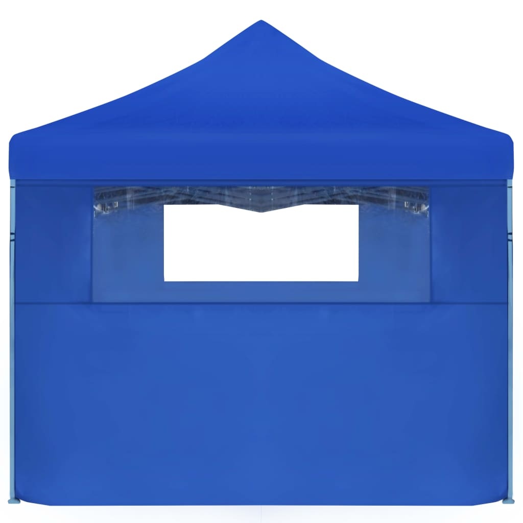 vidaXL Vouwtent pop-up met 5 zijwanden 3x9 m blauw