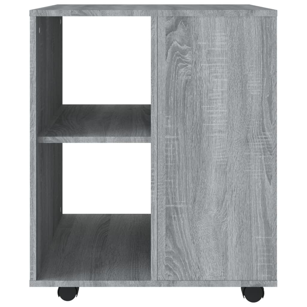 VidaXL Kast verrijdbaar 60x53x72 cm bewerkt hout grijs sonoma eiken