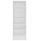 VidaXL Schoenenkast 31,5x35x90 cm spaanplaat wit