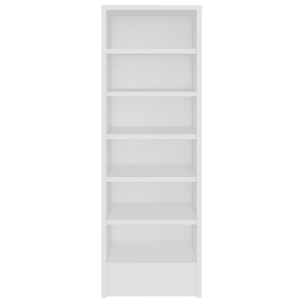 VidaXL Schoenenkast 31,5x35x90 cm spaanplaat wit