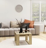 VidaXL Bijzettafel 50x50x35 cm spaanplaat sonoma eikenkleurig
