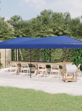 vidaXL Partytent inklapbaar 3x6 m blauw