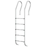 vidaXL Zwembadladder 54x38x211 cm 304 roestvrij staal