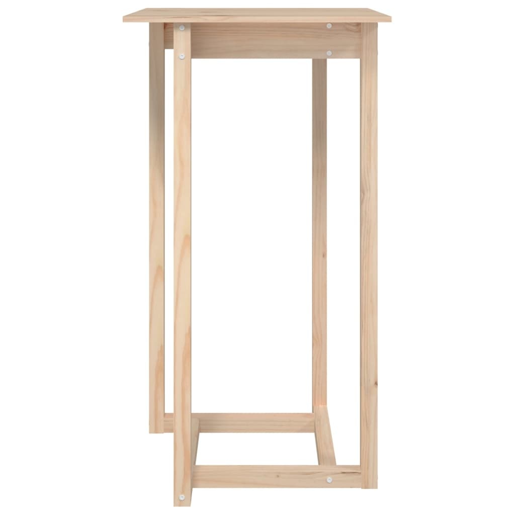 VidaXL Bartafel 60x60x110 cm massief grenenhout