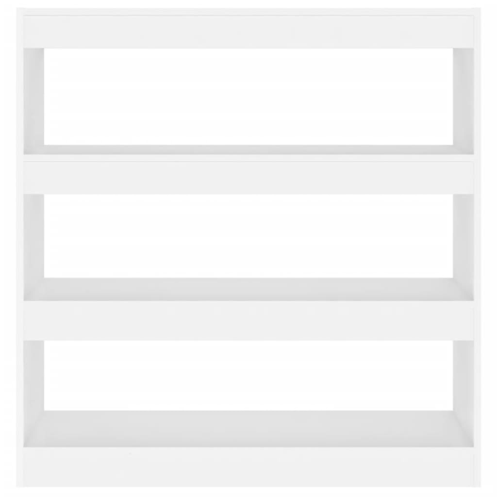 VidaXL Boekenkast/kamerscherm 100x30x103 cm wit