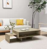 VidaXL Salontafel 105x55x32 cm spaanplaat sonoma eikenkleurig