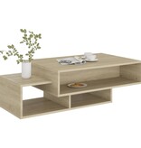 VidaXL Salontafel 105x55x32 cm spaanplaat sonoma eikenkleurig