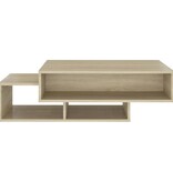 VidaXL Salontafel 105x55x32 cm spaanplaat sonoma eikenkleurig