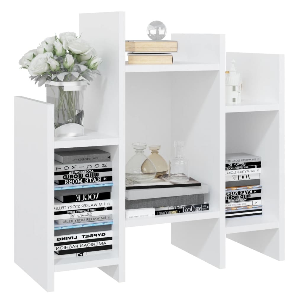 VidaXL Bijzetkast 60x26x60 cm spaanplaat wit