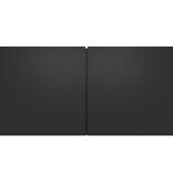 vidaXL Tv-hangmeubelen 2 st 60x30x30 cm zwart
