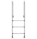 vidaXL Zwembadladder 54x38x158 cm 304 roestvrijstaal