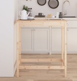 VidaXL Bartafel 100x50x110 cm massief grenenhout