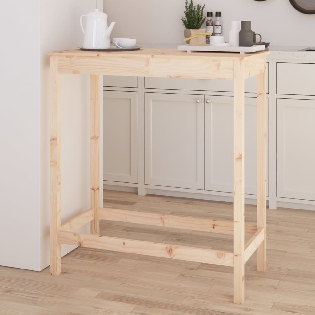 VidaXL Bartafel 100x50x110 cm massief grenenhout