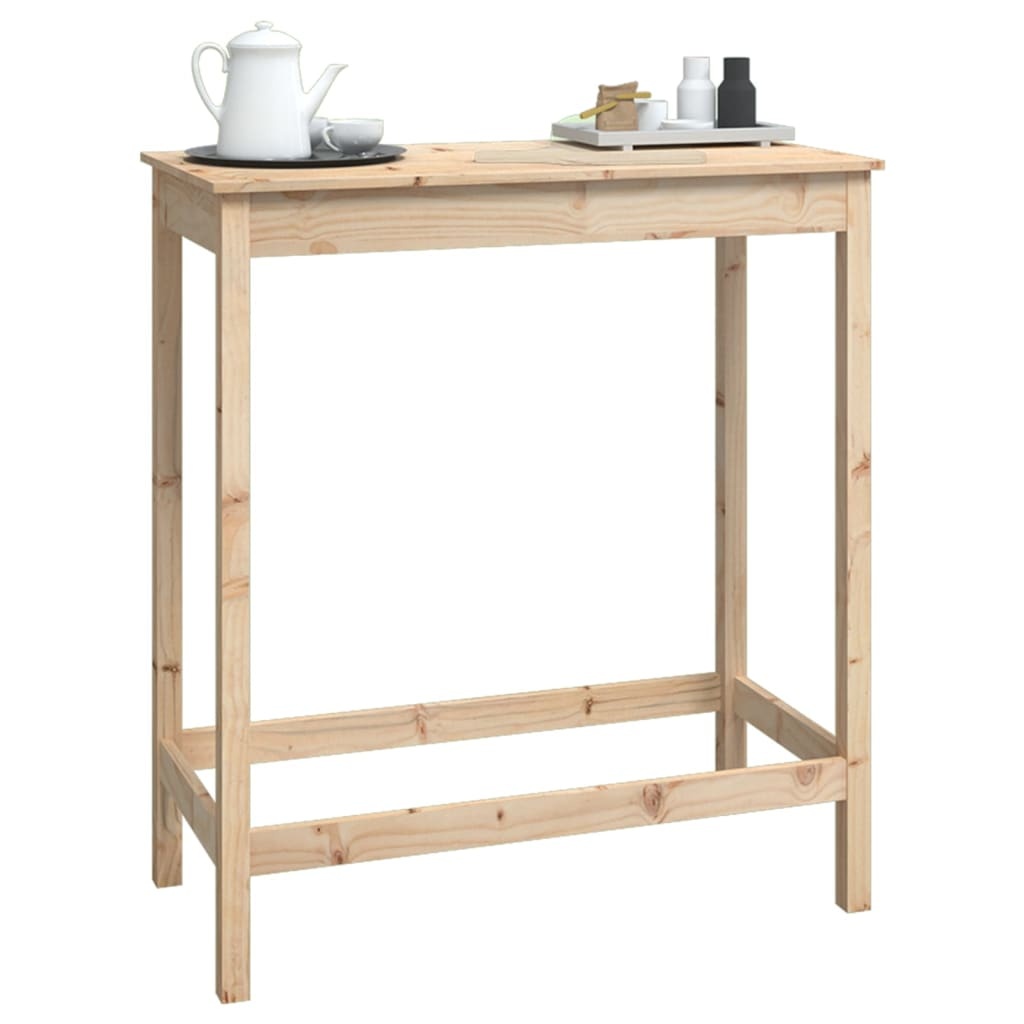 VidaXL Bartafel 100x50x110 cm massief grenenhout