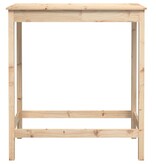 VidaXL Bartafel 100x50x110 cm massief grenenhout