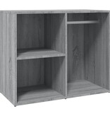 vidaXL Kledingkast 80x40x65 cm bewerkt hout grijs sonoma eikenkleur